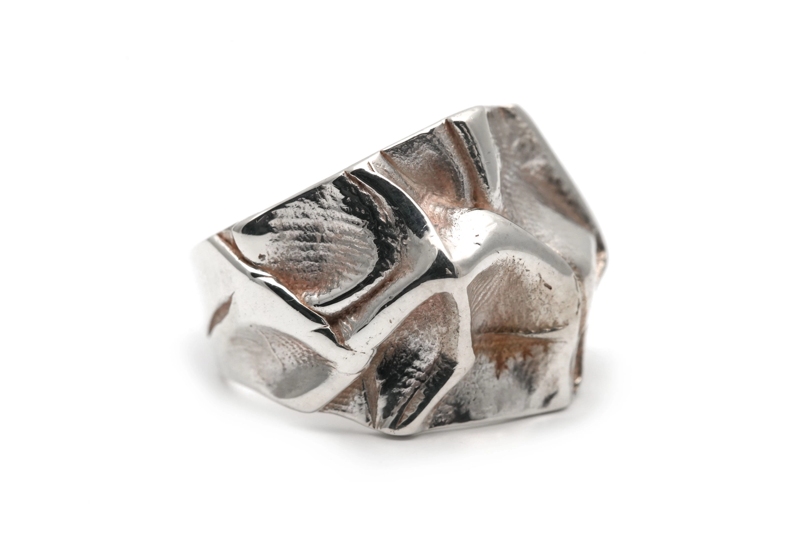 Bague Années 70 en argent