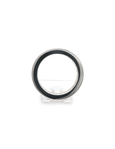 Bague contemporaine en argent 925 sertie de zirconiums