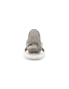 Bague Années 70 en argent 925 sertie d'une rhodochrosite