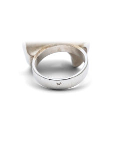 Bague contemporaine en argent 900