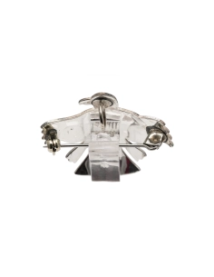 Broche Oiseau péruvienne en argent 925 et émail