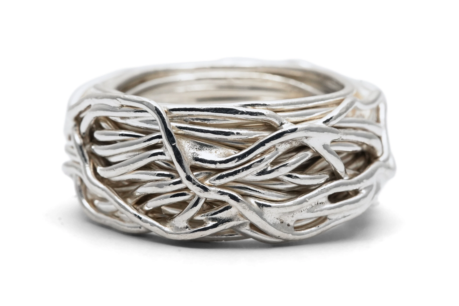 Bague contemporaine en argent