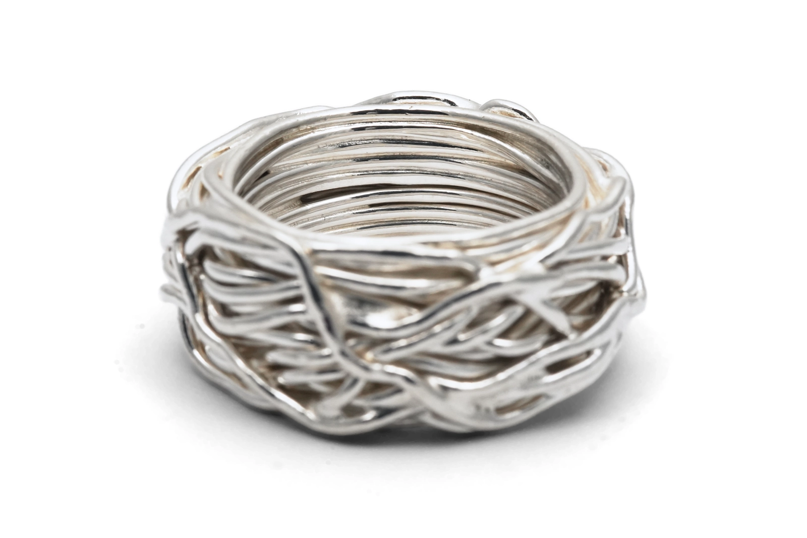 Bague contemporaine en argent