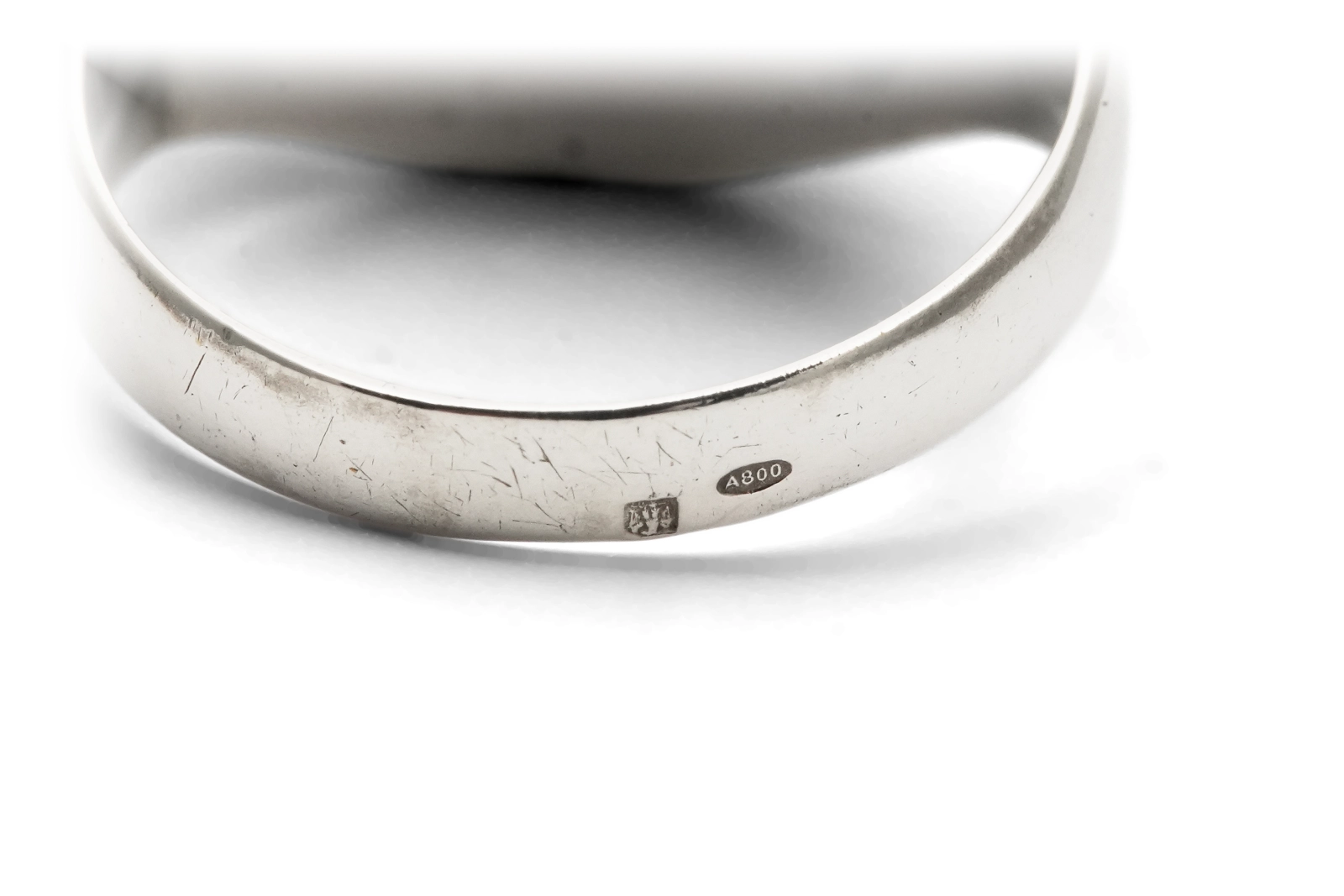 Bague Art Déco en argent 800 sertie de turquoises