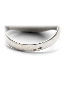 Bague Art Déco en argent 800 sertie de turquoises