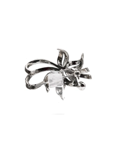 Broche Art Déco en argent 835 sertie de marcassites