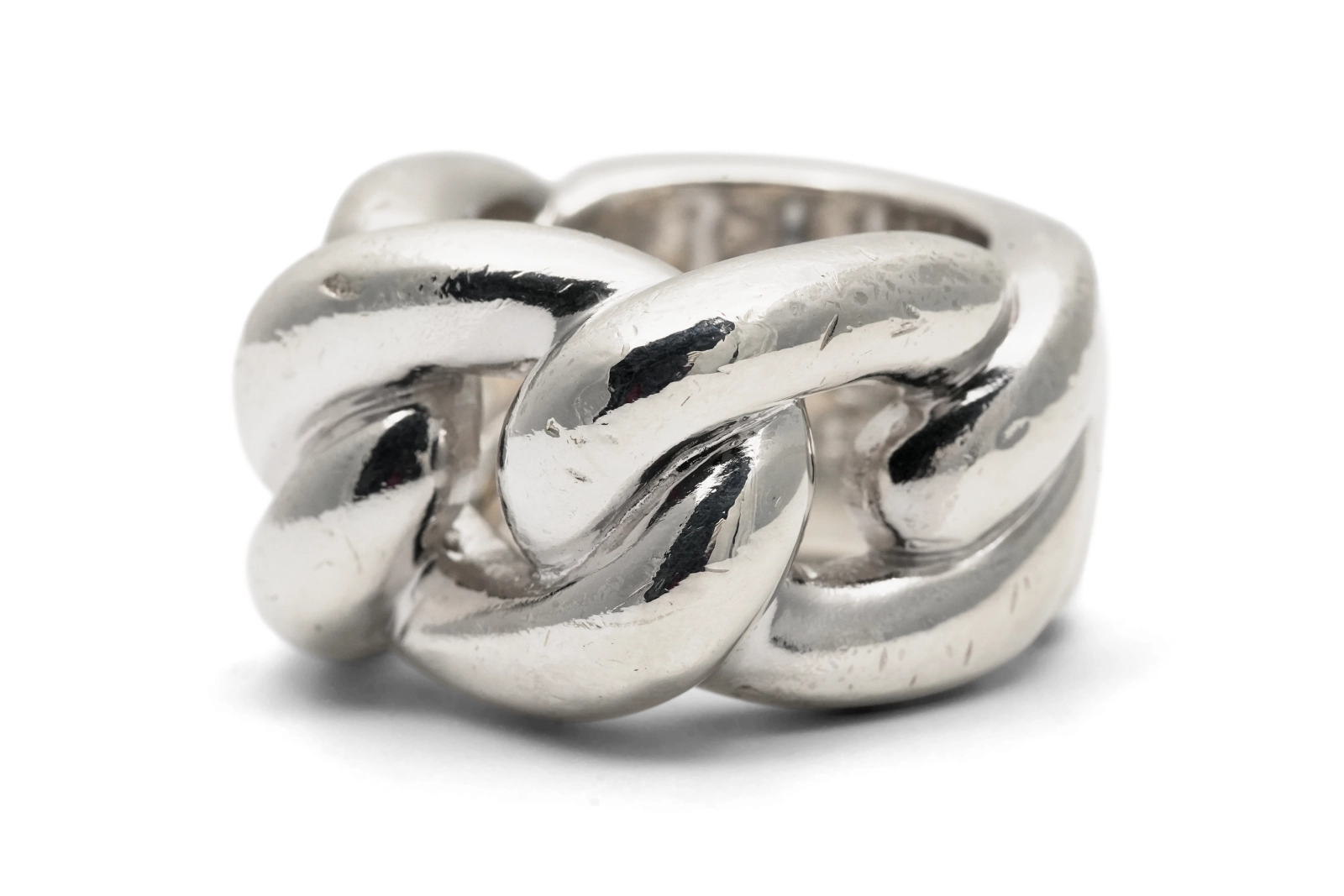 Bague "Pianegonda" contemporaine en argent 925