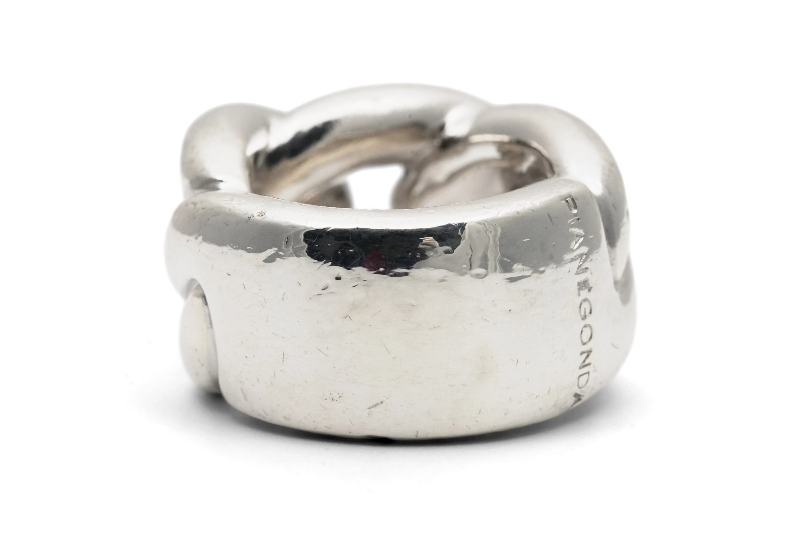 Bague "Pianegonda" contemporaine en argent 925