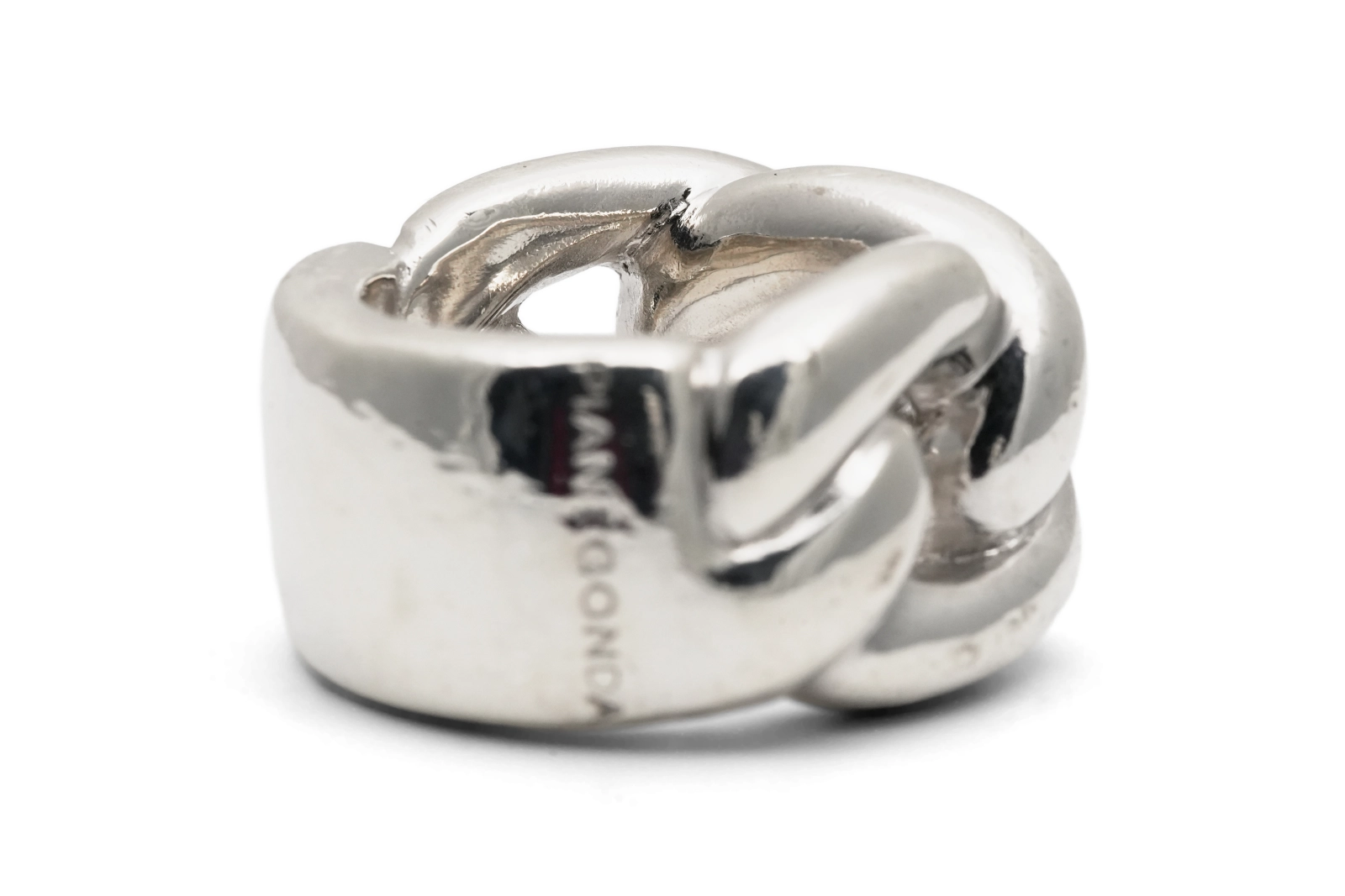 Bague "Pianegonda" contemporaine en argent 925