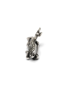 Broche "Faon" Art Déco en argent 835 sertie de marcassites