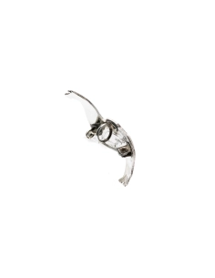 Broche "Lama" péruvienne en argent 925 et émail