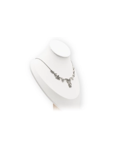 Collier Art Déco en argent 800 serti de marcassites
