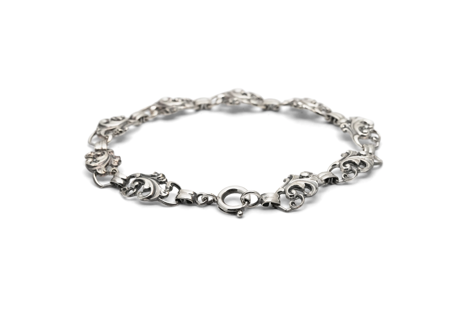 Bracelet Art Nouveau en argent 800