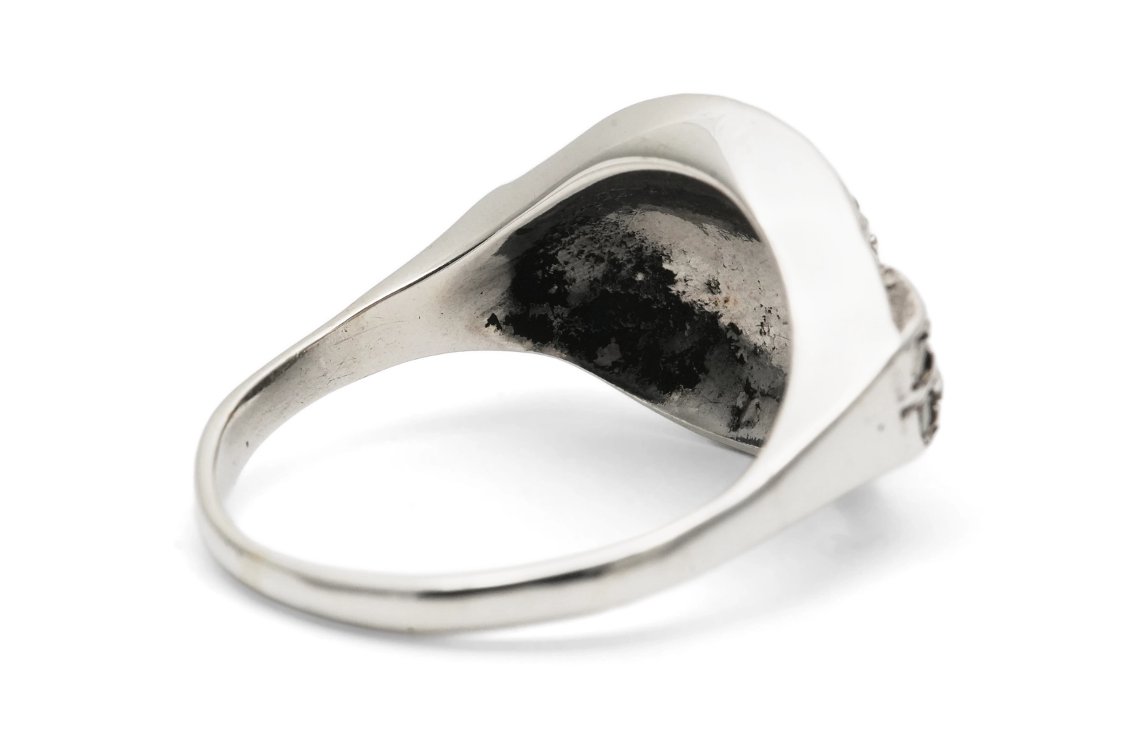 Bague Art Déco en argent 935 sertie de marcassites