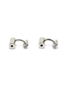 Boutons de manchette "crayon" Années 70 en argent 925