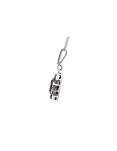 Pendentif Art Déco en argent serti d'une améthyste et de marcassites