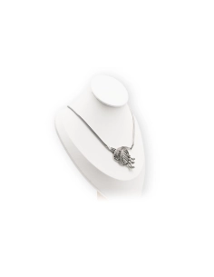 Collier Années 50 en argent 835 serti de marcassites