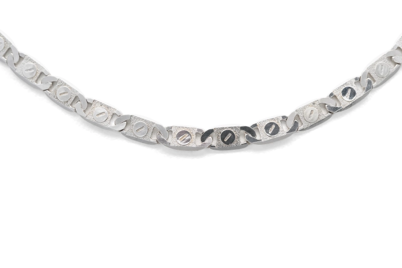 Collier contemporain en argent 925