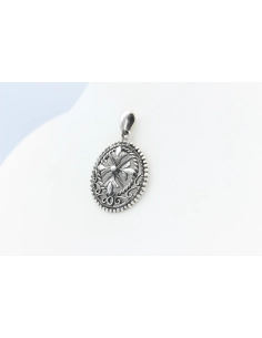 Pendentif contemporain en argent 925, au style celtique-The Vintage Workshop