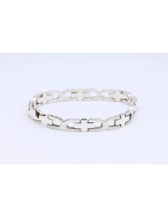 Bracelet design contemporain en argent 925-The Vintage Workshop