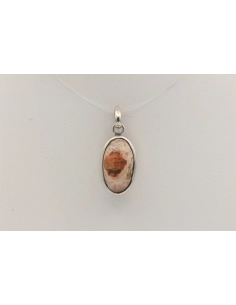 Pendentif contemporain en argent 925 serti d'opale-The Vintage Workshop