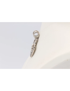 Pendentif ethnique contemporain en argent 925-The Vintage Workshop