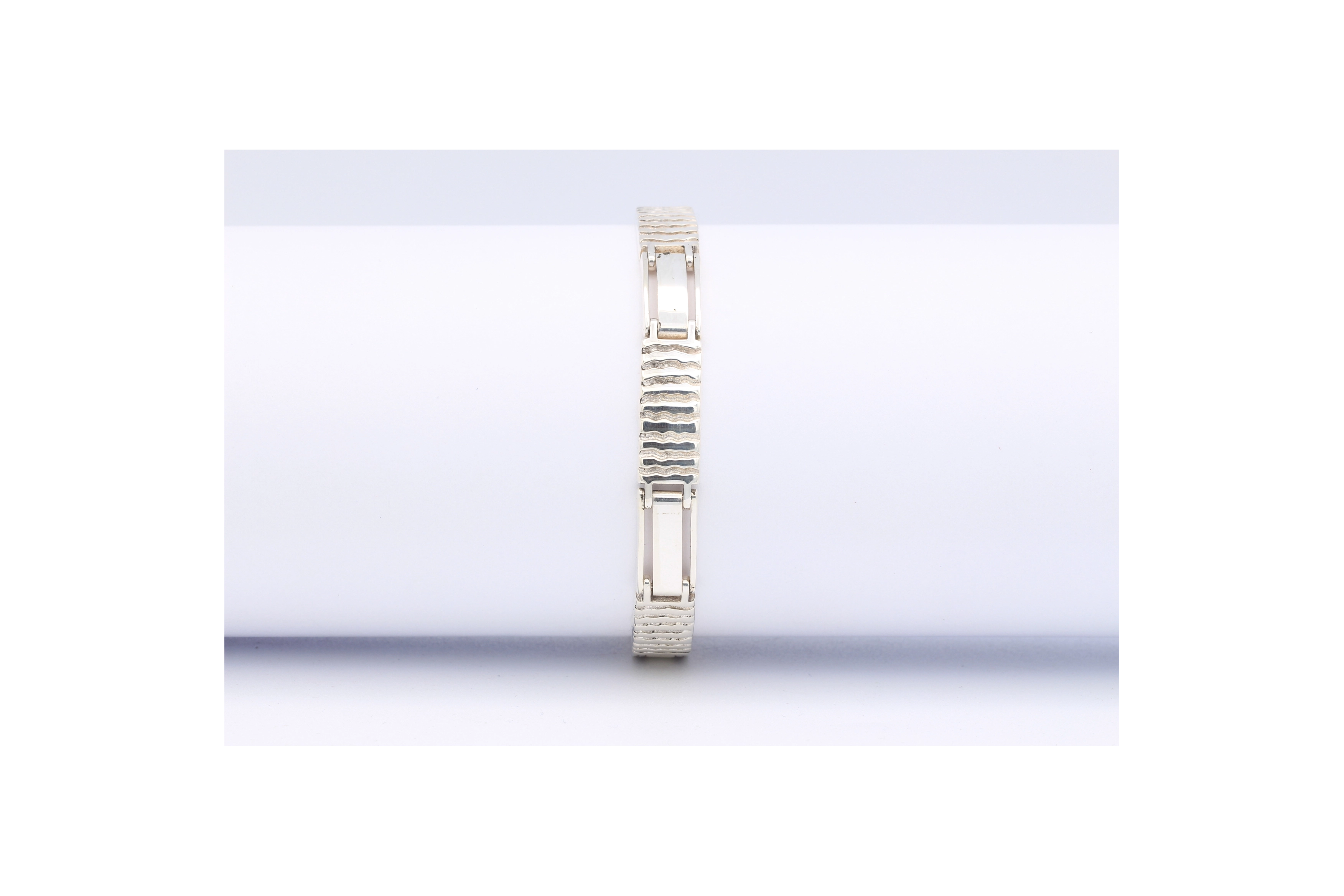 Bracelet contemporain unisexe en argent 925 - - 1
