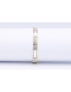 Bracelet contemporain unisexe en argent 925-The Vintage Workshop