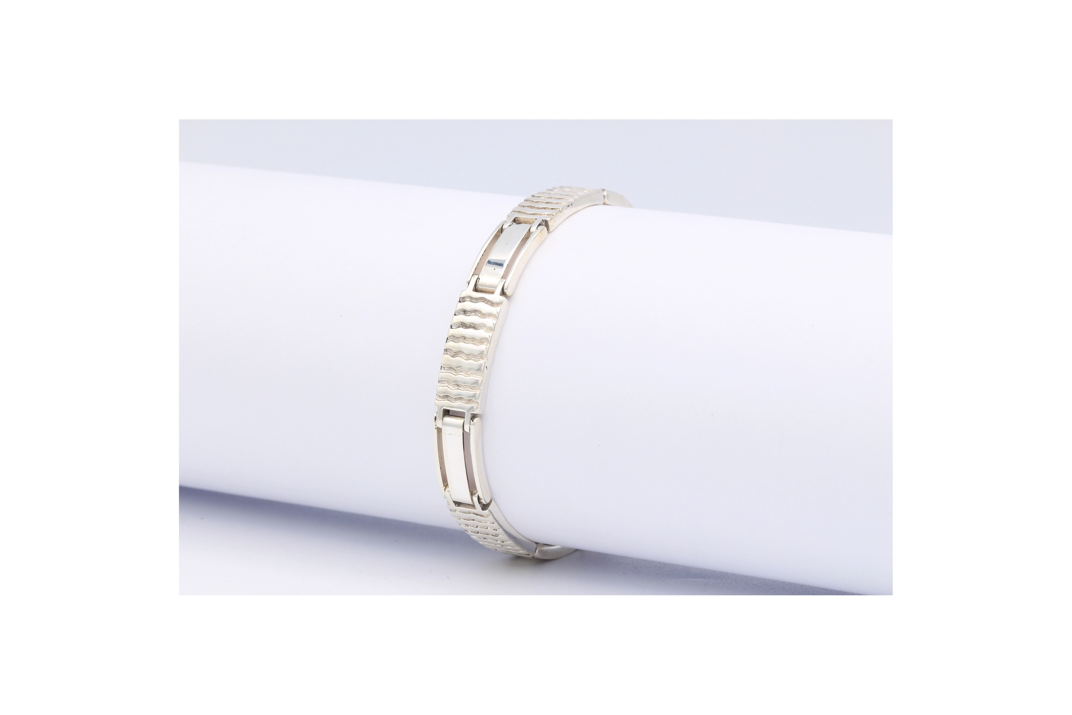 Bracelet contemporain unisexe en argent 925-The Vintage Workshop