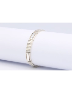 Bracelet contemporain unisexe en argent 925-The Vintage Workshop