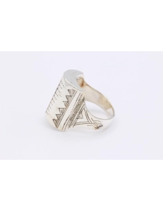 Bague "ethnique" contemporaine en argent 925-The Vintage Workshop