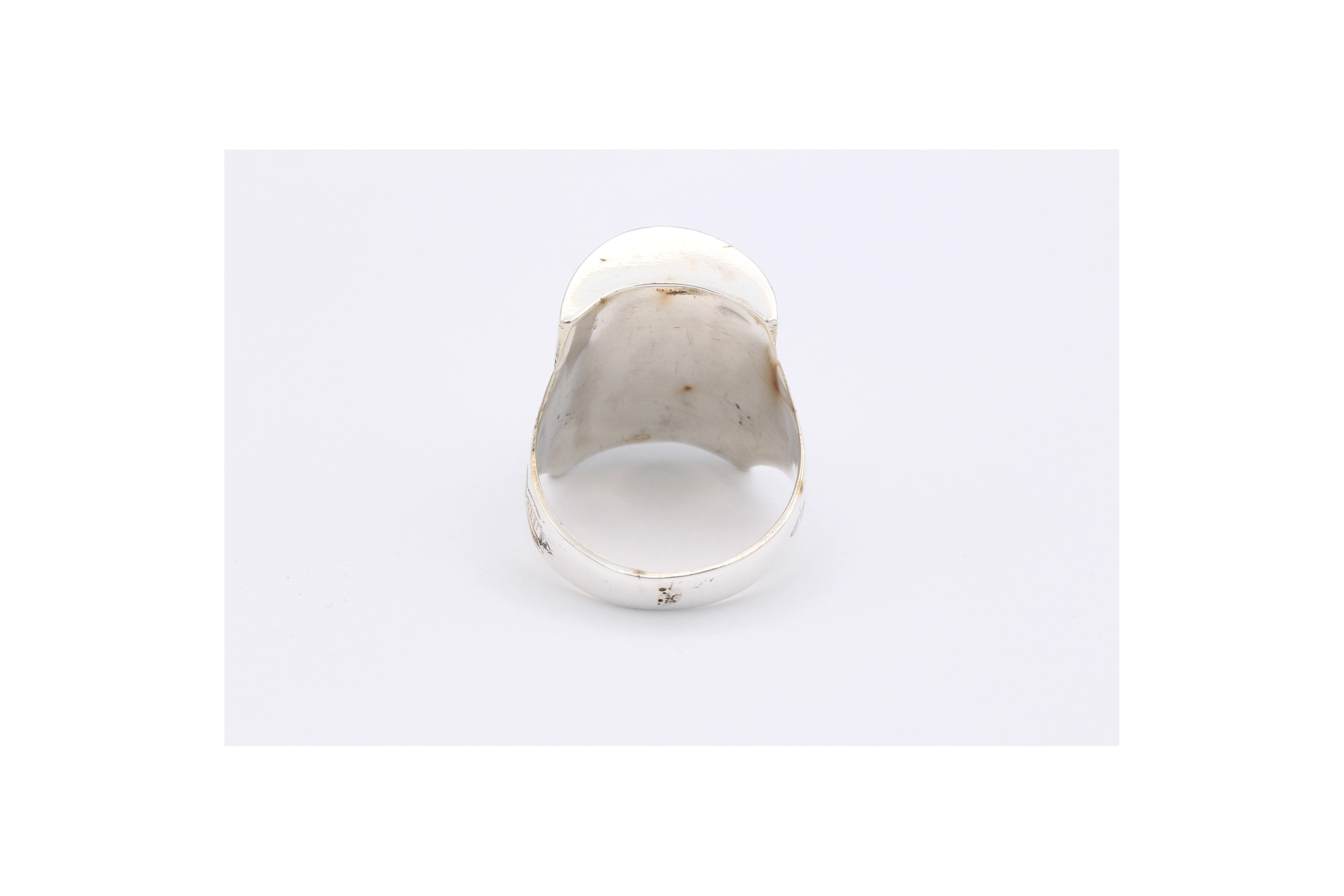 Bague "ethnique" contemporaine en argent 925-The Vintage Workshop