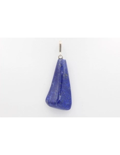 Pendentif contemporain en argent 925 serti de lapis lazuli - - 1