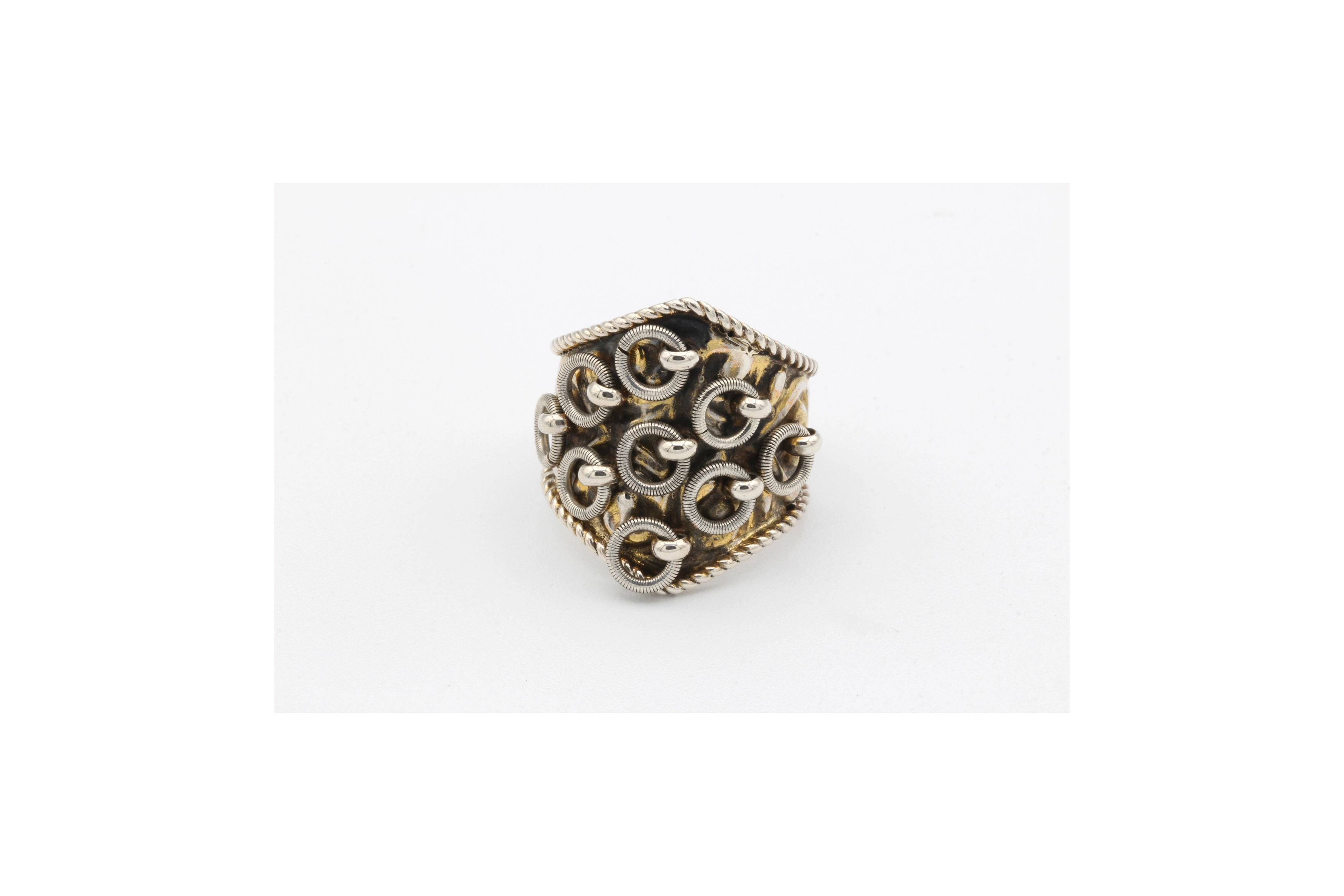 Bague anglaise contemporaine en argent 925-The Vintage Workshop