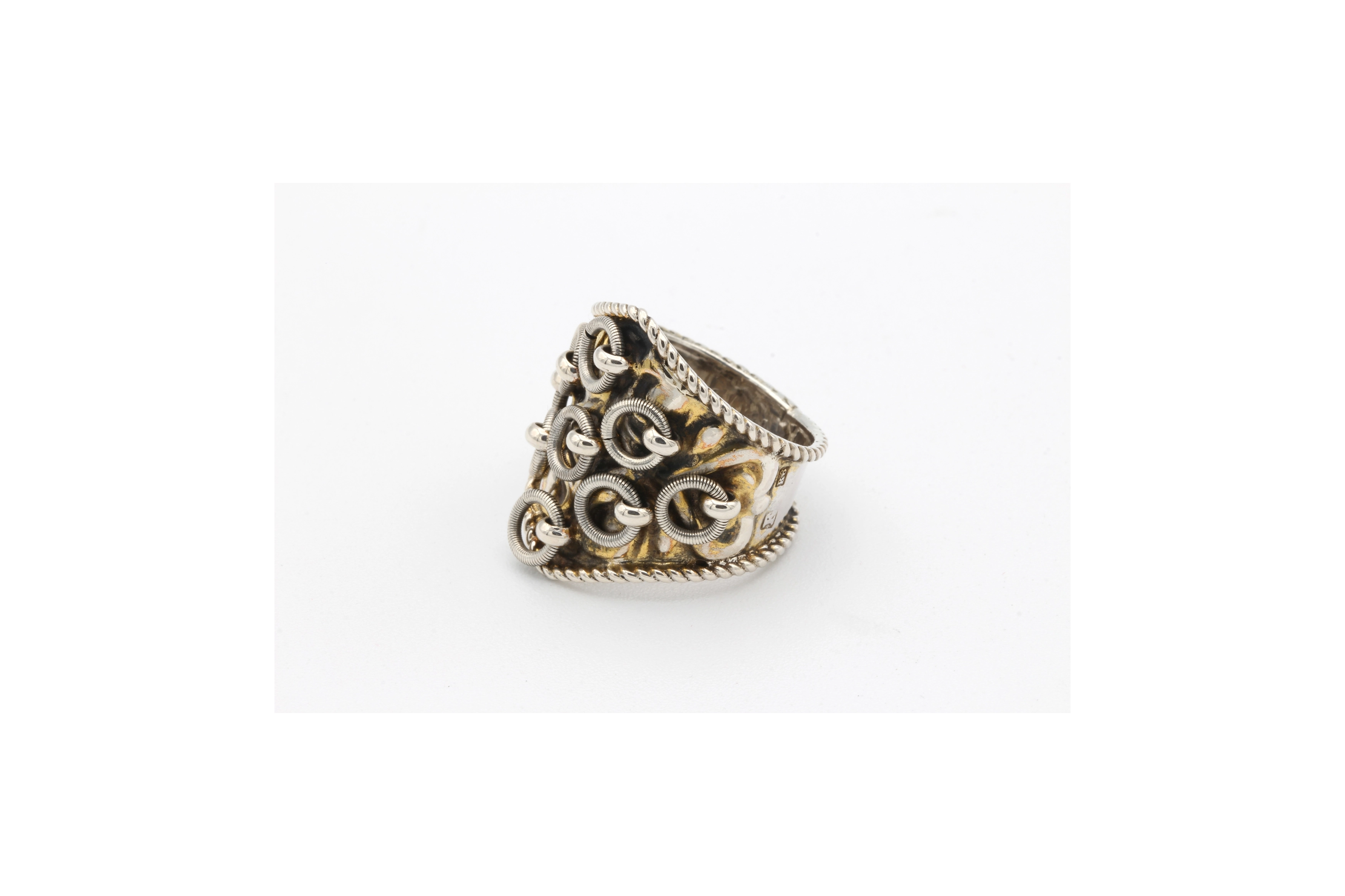Bague anglaise contemporaine en argent 925-The Vintage Workshop