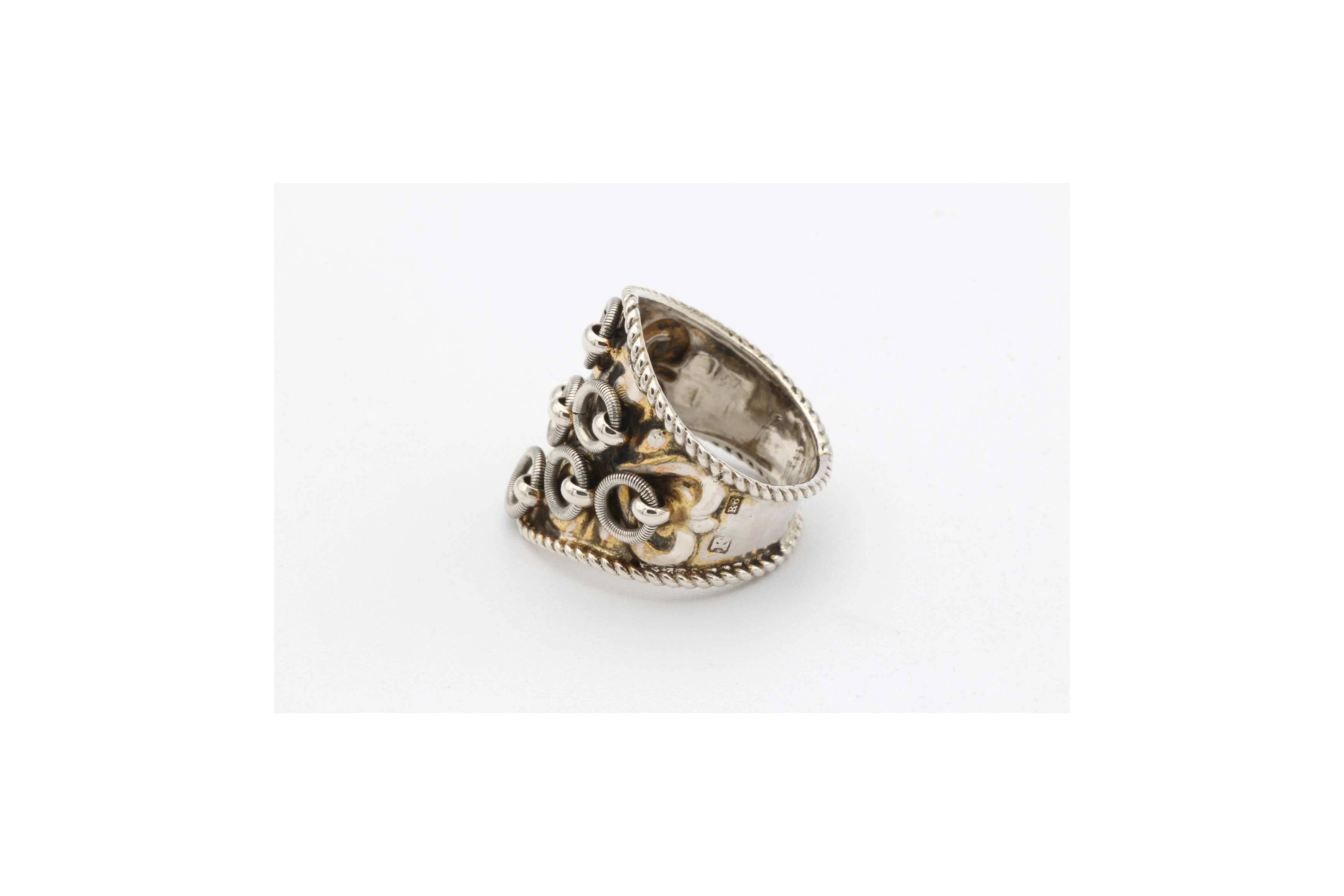 Bague anglaise contemporaine en argent 925-The Vintage Workshop