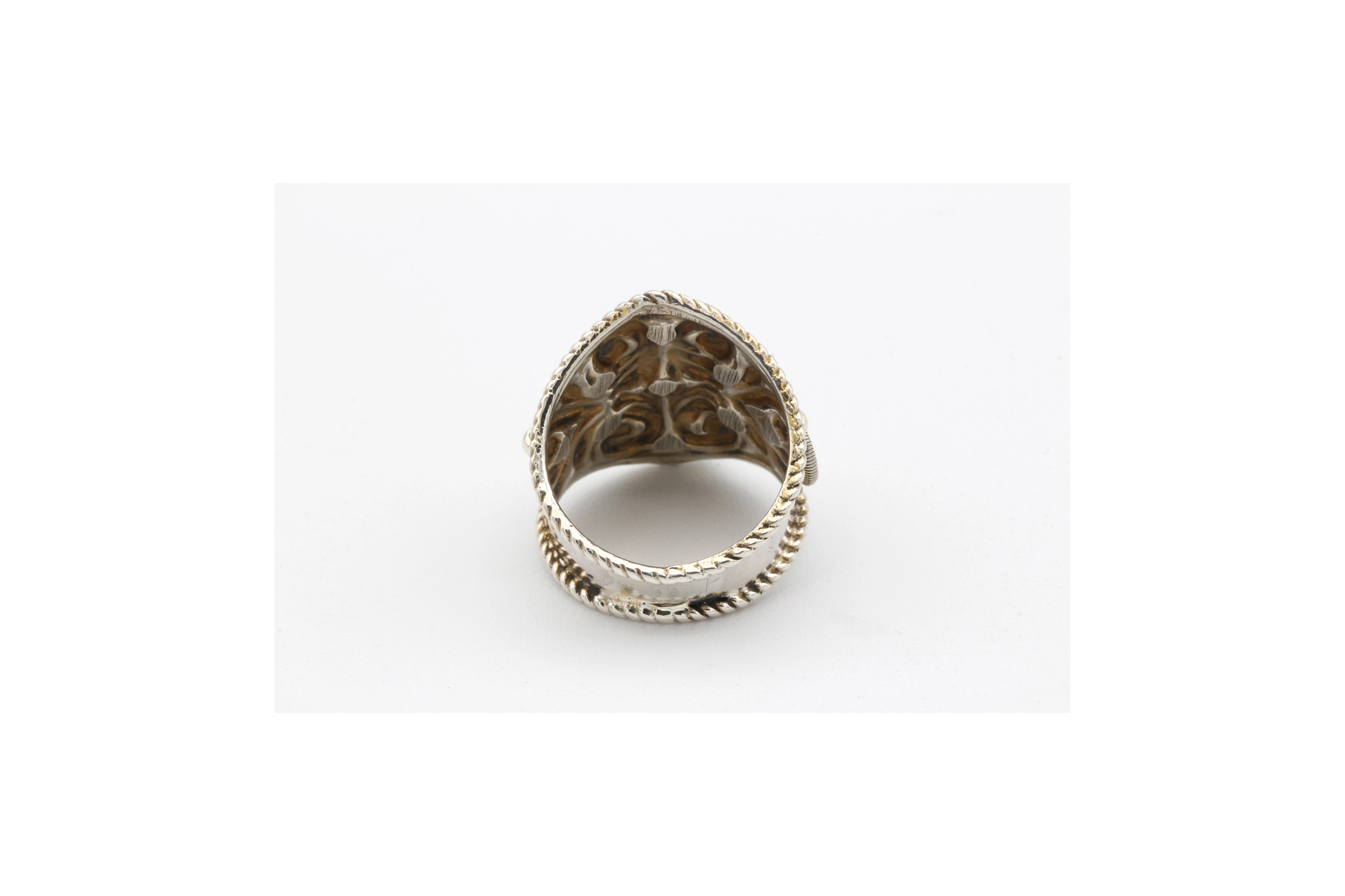 Bague anglaise contemporaine en argent 925-The Vintage Workshop
