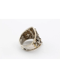 Bague anglaise contemporaine en argent 925-The Vintage Workshop